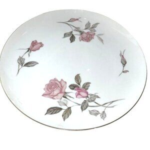 Sango Fine China Pink Rose Pattern Dinner Plate